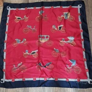 NICOLE DE BEAUVOIR PARIS SILK SCARF